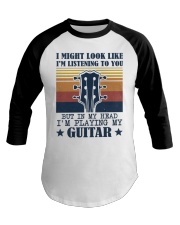 I might look like I'm listening Baseball Tee tile
