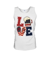 Love Independence day Unisex Tank tile