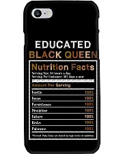 Educated black queen Ingredients Nutritional Phone Case tile
