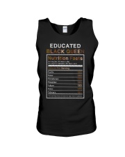 Educated black queen Ingredients Nutritional Unisex Tank tile