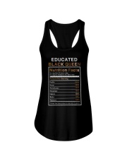 Educated black queen Ingredients Nutritional Ladies Flowy Tank tile