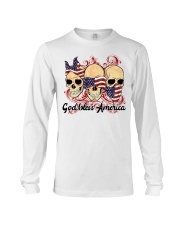 Skulls Independence day Long Sleeve Tee tile