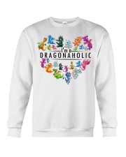 I'm a dragonaholic Crewneck Sweatshirt front