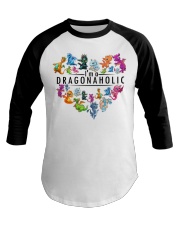 I'm a dragonaholic Baseball Tee tile