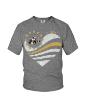 American heart Independence day Youth T-Shirt tile