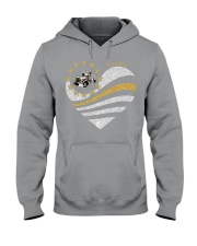 American heart Independence day Hooded Sweatshirt tile
