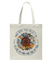 And into the field I go Tote Bag tile