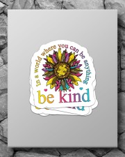 In a world where you can be anything be kind Sticker - 4 pack (Vertical) aos-sticker-4-pack-vertical-lifestyle-front-09