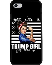 Yes I'm a trump girl Phone Case tile