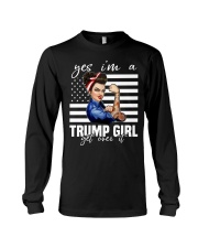 Yes I'm a trump girl Long Sleeve Tee tile