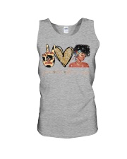 Peace Love Brown sugar Unisex Tank tile