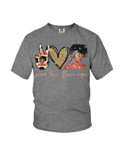 Peace Love Brown sugar Youth T-Shirt tile