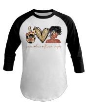 Peace Love Brown sugar Baseball Tee tile