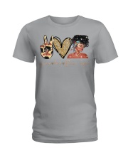 Peace Love Brown sugar Ladies T-Shirt tile