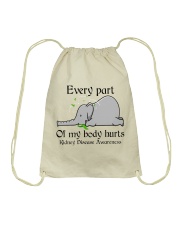Every part of my body hurts Drawstring Bag tile