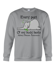 Every part of my body hurts Crewneck Sweatshirt tile