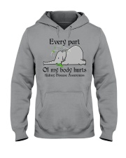 Every part of my body hurts Hooded Sweatshirt tile