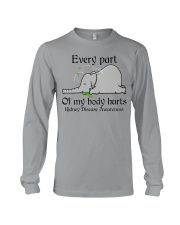 Every part of my body hurts Long Sleeve Tee tile