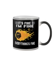 It's fine I'm fine Color Changing Mug tile