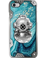 Sucba Diving Metal Pattern Print Phone Case i-phone-8-case
