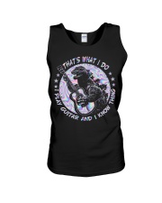 That's what I do I play guitar and I know thing Unisex Tank tile