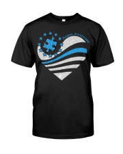 American heart Independence day - Printed apparels Classic T-Shirt tile