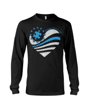American heart Independence day - Printed apparels Long Sleeve Tee tile