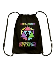 Here Queer Drawstring Bag tile