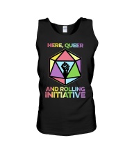 Here Queer Unisex Tank tile