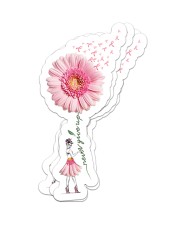 Never give up Sticker - 4 pack (Vertical) front