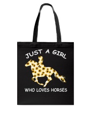 Just a girl who loves horses Tote Bag tile