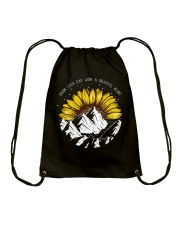 Begin each day Drawstring Bag tile