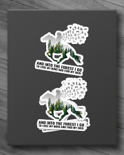And into the forest I go Sticker - 4 pack (Horizontal) aos-sticker-4-pack-horizontal-lifestyle-front-10