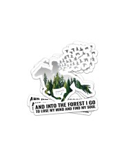 And into the forest I go Sticker - 4 pack (Horizontal) front