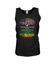 American grown with African roots Unisex Tank tile