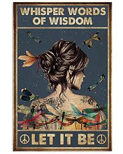 Whisper words of wisdom 11x17 Poster front