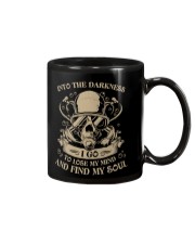 Into the darkness I go Mug tile