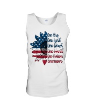 One flag Independece day Unisex Tank tile