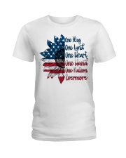 One flag Independece day Ladies T-Shirt tile