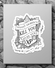 What doesn't kill you gives you XP Sticker - 4 pack (Vertical) aos-sticker-4-pack-vertical-lifestyle-front-09