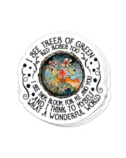 I see trees of green Sticker - 4 pack (Vertical) front