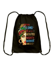 The Lord is with you Drawstring Bag tile