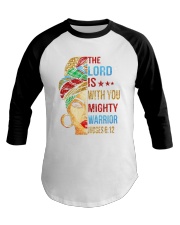 The Lord is with you Baseball Tee tile