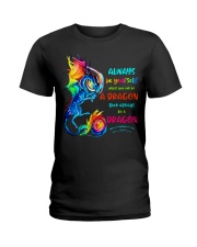 Always be yourself Ladies T-Shirt tile