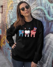 Happy 4th of July Crewneck Sweatshirt lifestyle-unisex-sweatshirt-front-3