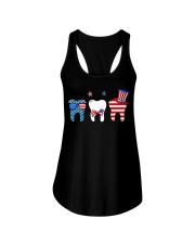 Happy 4th of July Ladies Flowy Tank tile