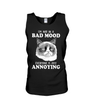 I'm not in a bad mood Unisex Tank tile