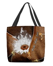 Faith Hope Love Leather Pattern Print All-over Tote back