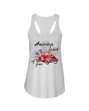 America Land of the Ladies Flowy Tank tile
