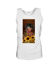 Black is beautiful Unisex Tank tile